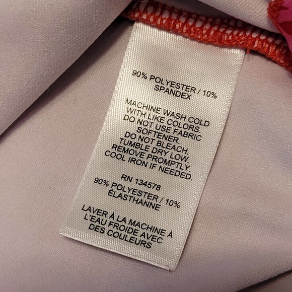 Vineyard Vines Shirt Womens Small Pink Long Sleeve Polyester Spandex Boat Neck - Picture 8 of 11